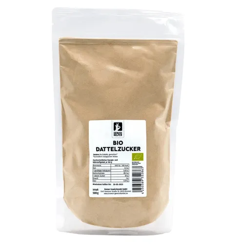 Dattelzucker, BIO Bremer Gewürzhandel, 500g