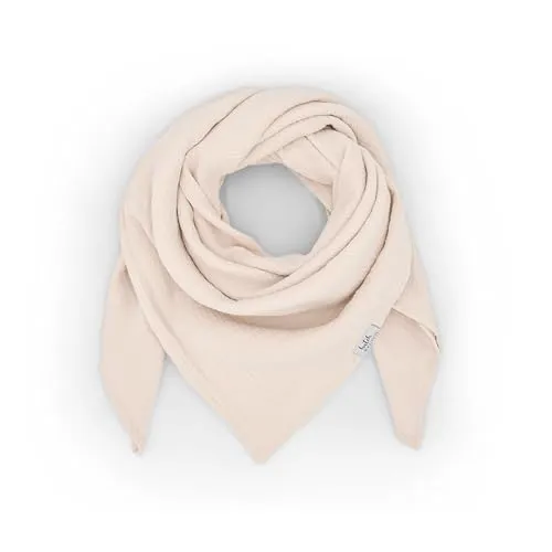 hutch&putch Musselin-Halstuch Kleinkinder 65cmx65cm in beige von Hutch & Putch