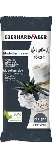 EBERHARD FABER Modelliermasse EFA Plast classic weiß 500 g