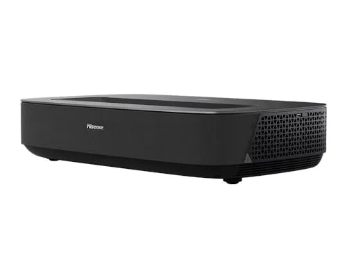 Hisense PL1SE Laser Cinema - Ultrakurzdistanz 4K Beamer für 80-120 Zoll, Dolby Vision Atmos, 25.000 Stunden Unterhaltung und Smart OS für ein beeindruckendes Heimkinoerlebnis