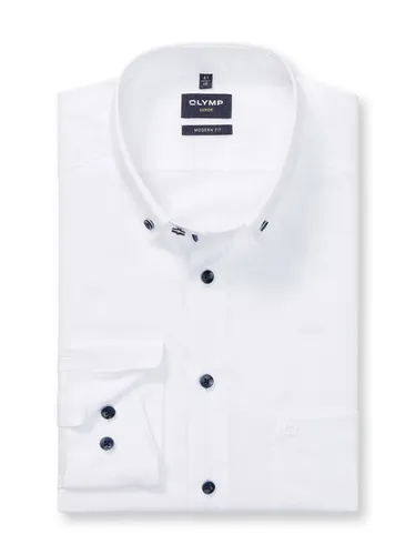 OLYMP Langarmhemd Luxor modern fit modern fit, Businesshemd, Button-down-Kragen