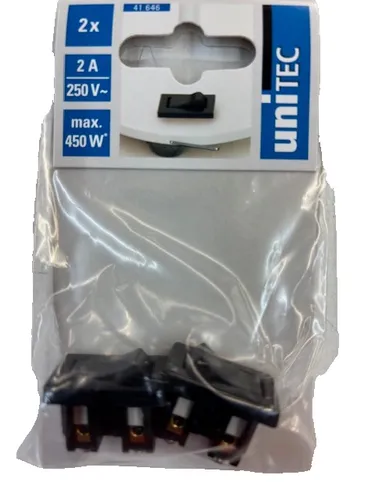 Produktbild Einbau Wippschalter Kippschalter / 2A 250V