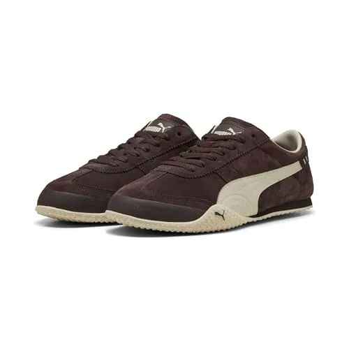 PUMA Damen Bella Classic Sneakers 35.5, Chocolate Brown Alpine Snow White - Stylische und bequeme Sneakers für den Alltag. Mit regulärer Breite und flachem Absatz bieten sie optimalen Tragekomfort. Ideal für modebewusste Frauen.