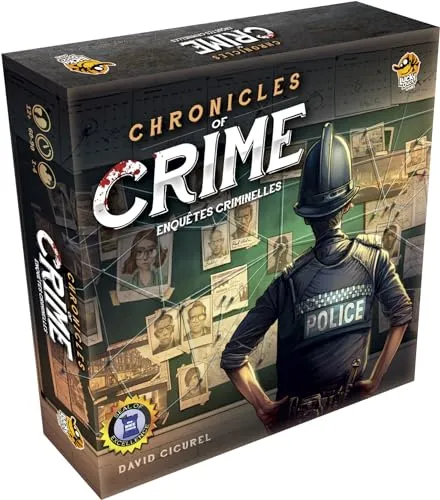 Lucky Duck Games | Chronicles of Crime – Grundspiel | kooperatives Gesellschaftsspiel für Erwachsene und Kinder ab 12 Jahren | Strafuntersuchungen | mit App & 3D | 1 bis 4 Spieler | 60 – 90 Minuten |