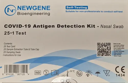 Produktbild Newgene Antigen-Schnelltest – 25er Pack (25 x Einzeltests)
