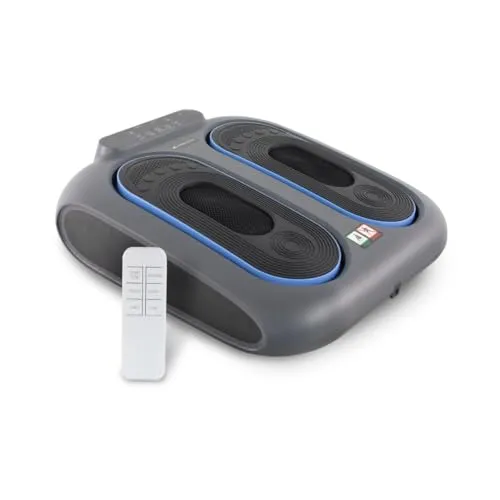 Mobiclinic, Fußmassagegerät, Vibration 10 Geschwindigkeitsstufen, 5 Programme, Timer, Fuß- und Beinmassagegerät mit Vibration, Fernbedienung und Bedienfeld LED, VIBFIT