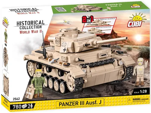 COBI® 2562 - PANZER III AUSF.J & FIELD WORKSHOP Militär