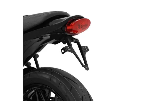 ZIEGER Basic Kennzeichenhalter für Kawasaki Z650RS - Robuster Kennzeichenträger aus pulverbeschichtetem Stahl, ideal für die sichere Montage hinten an Ihrer Kawasaki Z650RS. Perfekt für Motorradliebhaber.