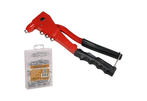 peveha24 Blindnietzange Blindnietzange Nietenzange mit 120 teiligem Blindnieten Popnieten