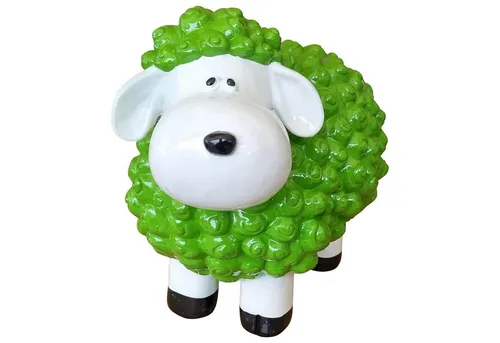 Fachhandel Plus Tierfigur Lustige Tierdeko Schaf klein bunt versch. Farben auswählbar (1 St), Charmante Tierfigur