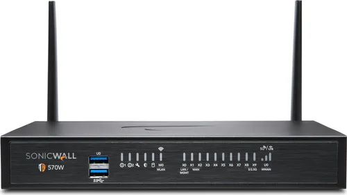 SonicWall TZ570W - Sicherheitsgerät - GigE, 5 GigE, 802,11ac Wave 2 - Wi-Fi - 2,4 GHz, 5 GHz - Desktop (02-SSC-5656)