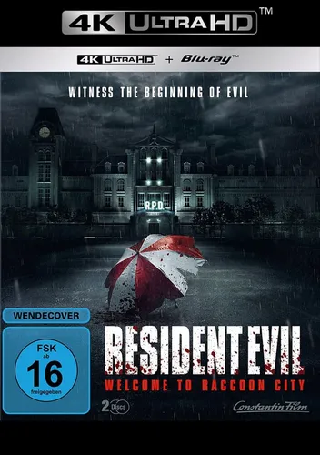 Resident Evil: Welcome to Raccoon City (4K Ultra-HD) (+ Blu-ray 2D)