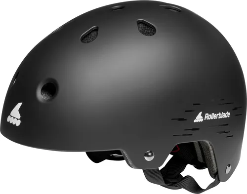 ROLLERBLADE DOWNTOWN Helm 2025 black - S - Fahrradhelm mit robuster ABS-Schale für optimalen Aufprallschutz und belüfteter Konstruktion für Atmungsaktivität. Ideal für Skater, die Sicherheit und Stil suchen.