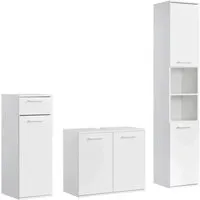 mokebo Badmöbel-Set Der Steuermann, 3-teiliges Set für modernes Badezimmer - Badmöbel-Sets, hochwertige Qualität aus Deutschland, modernes Design für viel Stauraum, bequem per Paketversand zu dir nach Hause.