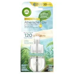 Reckitt Benckiser Deutschland GmbH AIR WICK Life Scents Duftölflakon Nachfüller, 19 ml, Original Nachfüller für das Air Wick Duftölflakon-Gerät, Tag am Meer 3005758