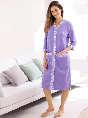 Witt Damenbademantel Bademantel ., Baumwolle, Knopfleiste von Witt