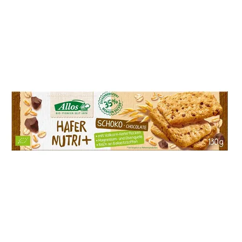 Keks - Hafer Nutri+ Schoko 130g | ALLOS