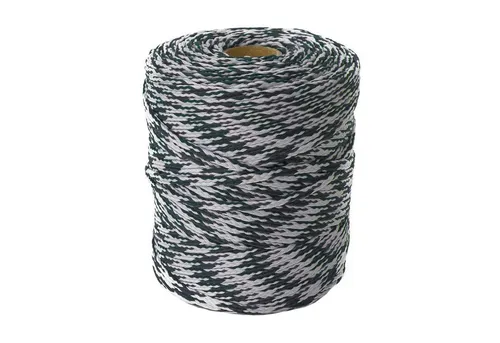 maDDma 100m Polyester-Schnur Kordel 4mm, mehrfarbig, verschiedene Farben Seil, schwarz/grau