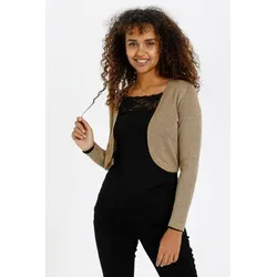 KAFFE Bolero Bolero KAankra in Ermine - Elegante Strickjacke aus hochwertiger Materialkombination, Größe M, ideal für stilvolle Anlässe und vielseitig kombinierbar.