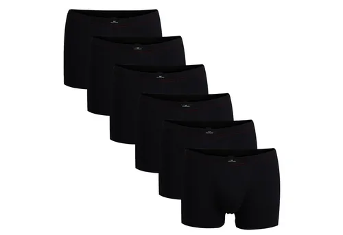 Götzburg Herren Pants 6er Pack - Komfortable Unterwäsche Set in Schwarz XL - Herrenunterhosen im 6er Pack aus hochwertigem Baumwoll-Stretch für angenehmen Tragekomfort. Elastischer Bund mit Götzburg Logo, ideal für den täglichen Gebrauch.