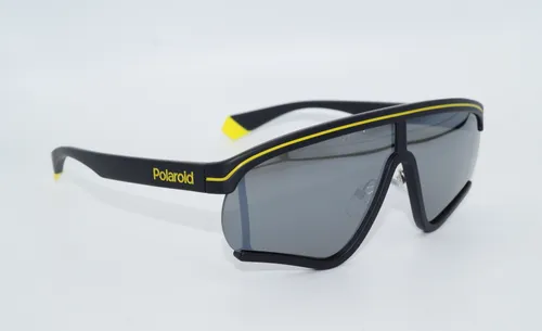 Polaroid Unisex PLD MSGM 2/g Sonnenbrille, Black Yellow, 68 - Sportbrillen mit UV-Schutz und modernem Design, ideal für aktive Freizeitgestaltung und Outdoor-Aktivitäten.