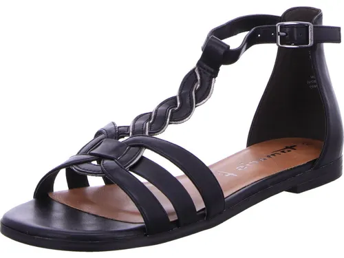 Bunte Damen Sandalen – Stilvoll und Pflegeleicht - Modische Sandalen in Größe 40, ideal für den Casual-Look. Aus 100% pflegeleichtem Polyester mit flexibler Laufsohle. Perfekt für warme Tage und vielseitig kombinierbar.
