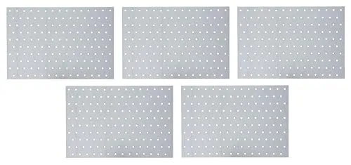 Alberts 820831 Lochplatte, Silber - 300x200 mm - Hochwertige Lochplatte aus sendzimirverzinktem Stahl, 2 mm stark. Ideal für individuelle Lösungen und vielseitige Anwendungen in der Halterungstechnik.