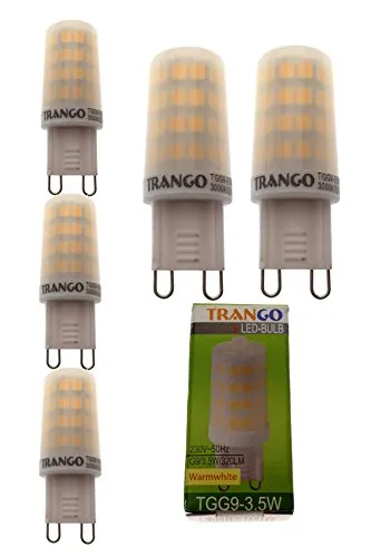 Trango 5er Pack G9 LED Leuchtmittel G9-3.5W*5-3.5 Watt von Trango