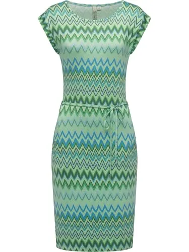 Ragwear Damen Sommerkleid Taggien Print YOUMODO Aqua Gr. M in türkis von ragwear
