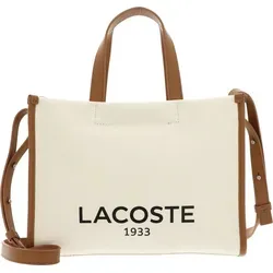 LACOSTE Heritage Canvas Shopping Bag Natural Tan von Lacoste