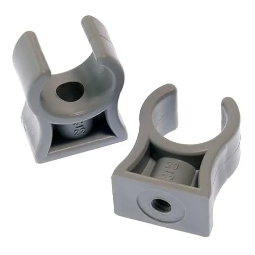 Rohrklemme RKPG 22 (3 Stück), Ø innen 20-22 mm Rohrclips Rohrhalter Kunsstoff