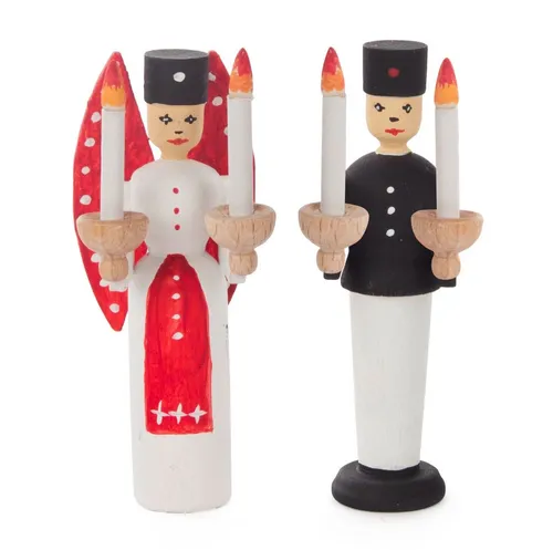 Bastelset Engel und Bergmann Erzgebirge