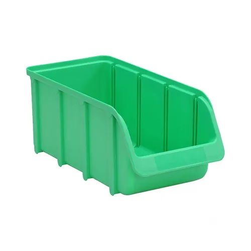 1000Angebote Sichtbox Gr.3/L Grün 683400 - Sortimentsbox und Stapelbox für bessere Ordnung 015167