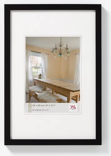 Walther Bilderrahmen Holzrahmen BP015B Peppers 10x15 schwarz