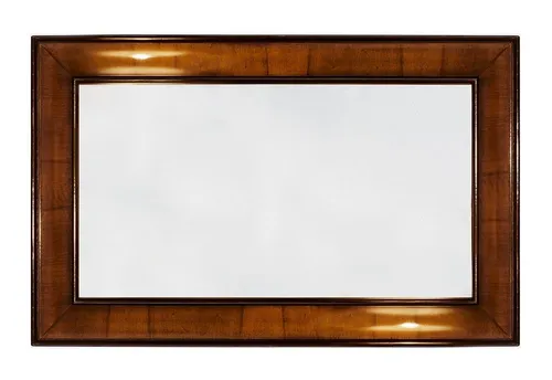Klassischer Wandspiegel im antiken Holzrahmen - Eleganter Spiegel in braunem Holzrahmen, ideal für Wohnzimmer, Schlafzimmer oder Foyer. Mit seinen großzügigen Maßen von 90 x 140 cm setzt er stilvolle Akzente in jedem Raum.