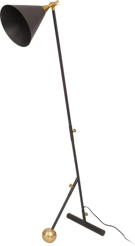 Kayoom Stehlampe Elysium 200 Schwarz / Gold in gold von Kayoom GmbH