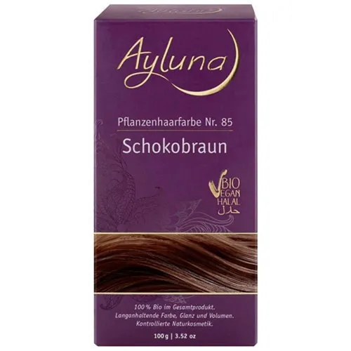 Ayluna Pflanzenhaarfarbe Schokobraun 100 g