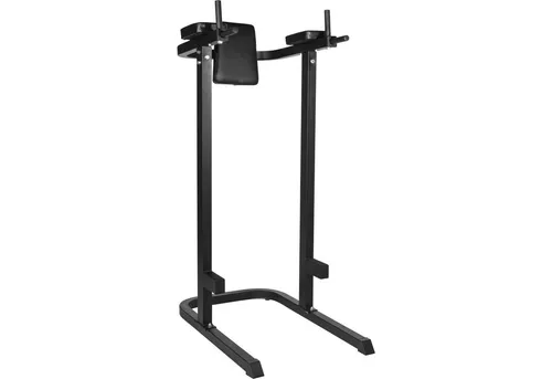 GORILLA SPORTS Kraftstation Dip Station - Multifunktionale Fitnessstation für effektives Training - Fitness-Station mit 120kg Belastbarkeit, ideal für Brust- und Trizeps-Training sowie Körpermitte-Kräftigung. Praktische Fußstützen und stabiler Stahlrahmen garantieren Komfort und Sicherheit.