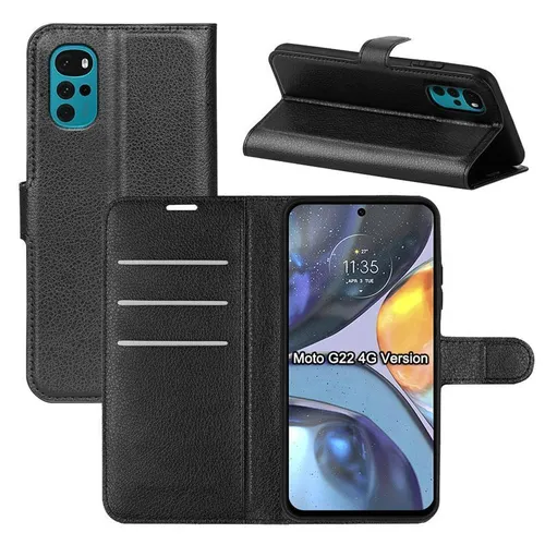 Handy Tasche Motorola Moto G22, Handyhülle Schutz Hülle Klapphülle Flipcase Etui