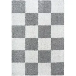 Sanat Hochflor-Teppich Milano 1250 - Rechteckig & Fussbodenheizungsgeeignet - Shaggy-Teppich aus schadstoffgeprüftem Polypropylen, 30 mm Florhöhe für ein angenehmes Laufgefühl, ideal für Wohnzimmer und Schlafzimmer.