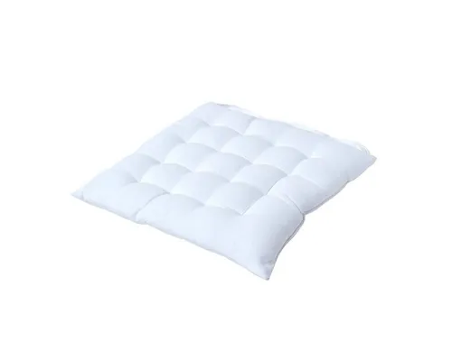 Homescapes Stuhlkissen Stuhlkissen weiß einzeln