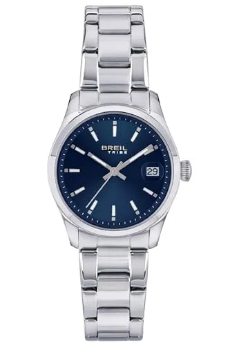 Breil Uhr Damen Classic Elegance - Zeitloses Design in Blau - Armbanduhren für Damen mit 32mm Durchmesser, edlem Stahlarmband und präziser Quartzbewegung für stilvolle Eleganz im Alltag.