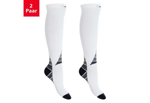 CFLEX Kompressionsstrümpfe Sport Strümpfe Damen/Herren (1/2 Paar) Kompressions Kniestrümpfe