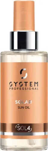 System Professional EnergyCode SOL4 Solar Sun Oil 100 ml - Sonnenschutz-Haaröl - Shampoos & Spülungen: Schützt vor Feuchtigkeitsverlust, ideal für alle Haartypen, pflegt und schützt bei Sonnen-, Salz- und Chlorwasser.