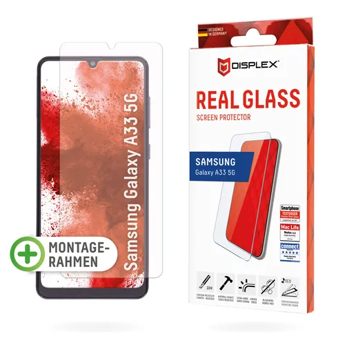 DISPLEX Real Glass Samsung Galaxy A33 5G, PD, 10H, Hüllenkompatibel, NEU