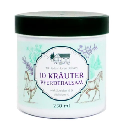 2x 250ml Pferdebalsam 10 Kräuter Pferdesalbe Salbe Balsam G2