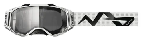 ABUS Fahrradbrille Buteo für Mountainbiker – Optimaler Schutz und klare Sicht auf Trails - Fahrradhelme und Brillen kombiniert: Rutschfeste, bequeme Goggle mit Anti-Beschlag-Gläsern, passend zu ABUS Helmen für besten Komfort beim Mountainbiken.