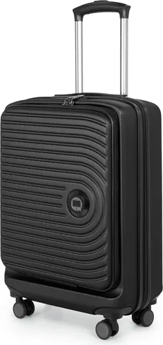 HAUPTSTADTKOFFER Mitte - Handgepäck-Koffer mit Laptopfach - Praktischer Handgepäck-Koffer (55x40x20 cm) mit erweiterbarem Hauptfach für mehr Volumen. Ideal für Geschäftsreisen und Citytrips, ausgestattet mit TSA-Zahlenschloss für hohe Sicherheit und einfach zu transportieren dank ergonomischen Griffen und leisen Rollen.