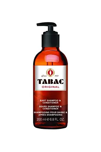 Tabac® Original | Bartshampoo mit dem unverwechselbaren Duft von Tabac Original - optimale Reinigung - sanfte Pflege des Barthaars - Original Seit 1959 | 200ml