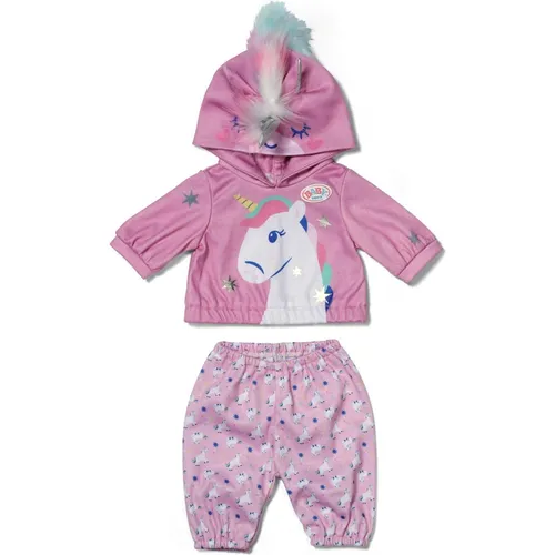 BABY born Einhorn Outfit 43cm - Farbenfrohes Einhorn Outfit für Puppen, ideal für fantasievolles Spielen und kreative Rollenspiele.
